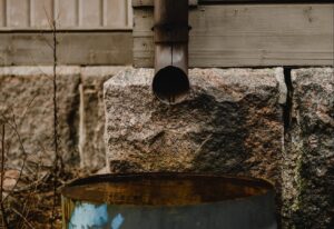 gutter downspout protecting home foundation